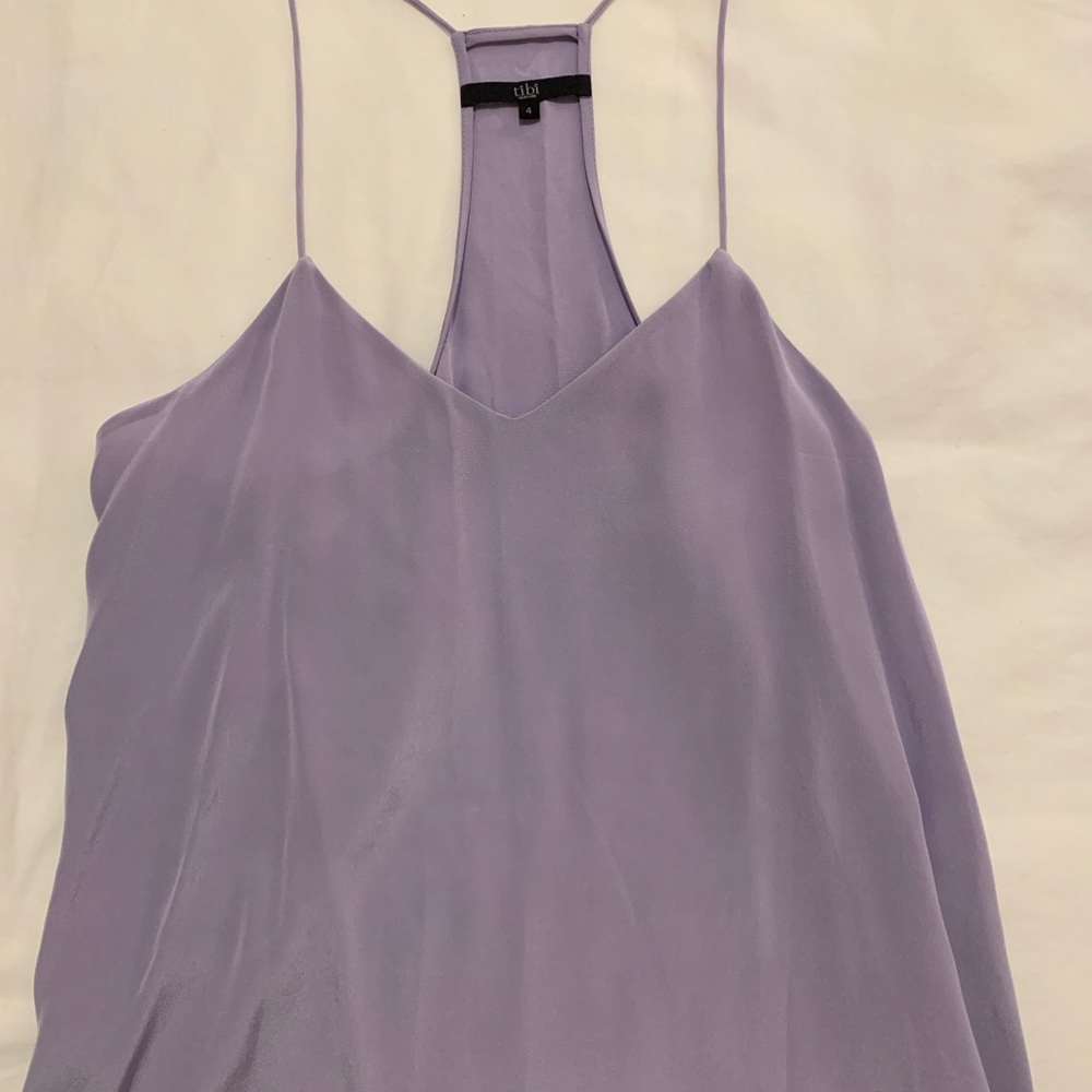 Purple tank top blouse